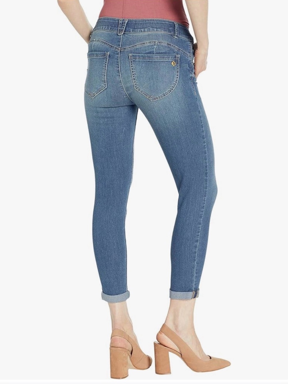 Democracy Light Blue Ankle Skinny Jeans - Picture 2 of 6